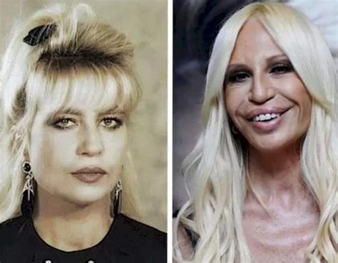 versace cream face|donatella versace face what happened.